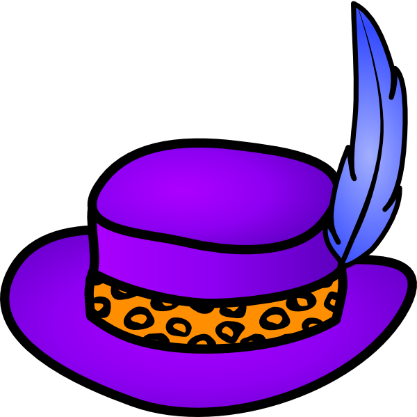 Pimp Hat Clip Art At Clker Co - Hat Clipart