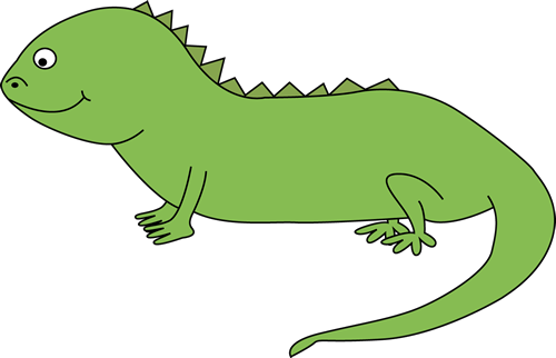 Pin Clipart Cute Iguana Lizard Hanging Over A Sign Royalty Free Vector