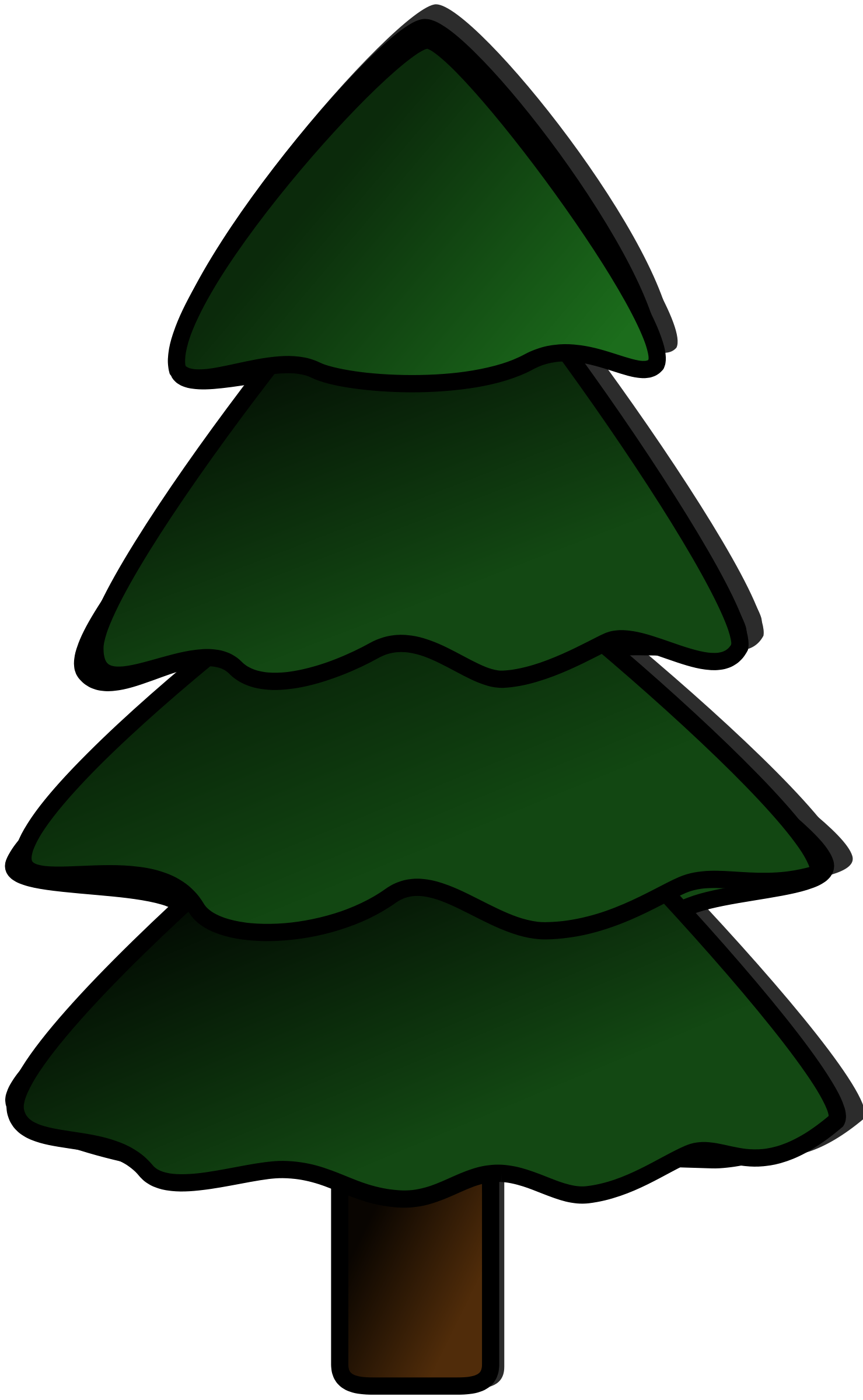 pine tree clipart - Clip Art Pine Tree