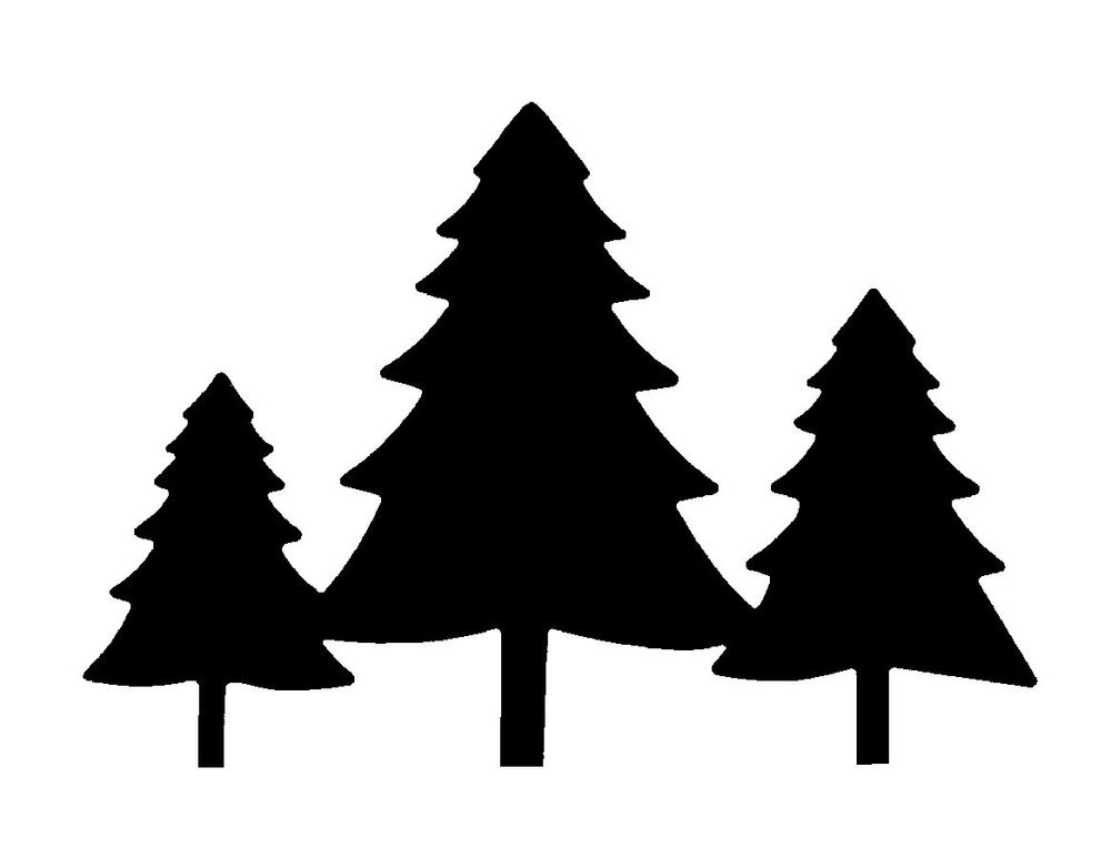 Pine Tree Silhouette Clip Art Cliparts Co