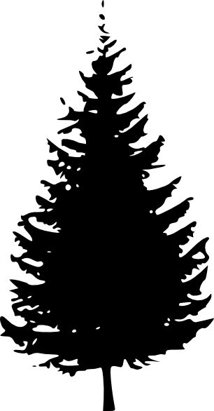 pine tree silhouette | Tree Silhouette clip art - vector clip art online, royalty free