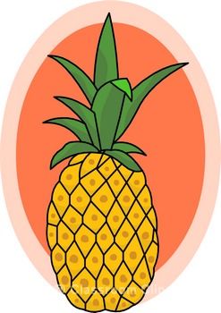Pineapple clip art free free  - Clipart Pineapple