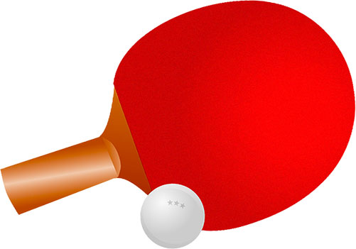 Ping Pong Paddle Clip Art Car