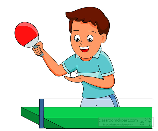 ping pong table clipart. Size: 55 Kb From: Recreation