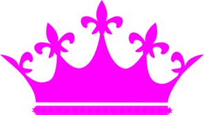 pink crown clipart - Pink Crown Clip Art