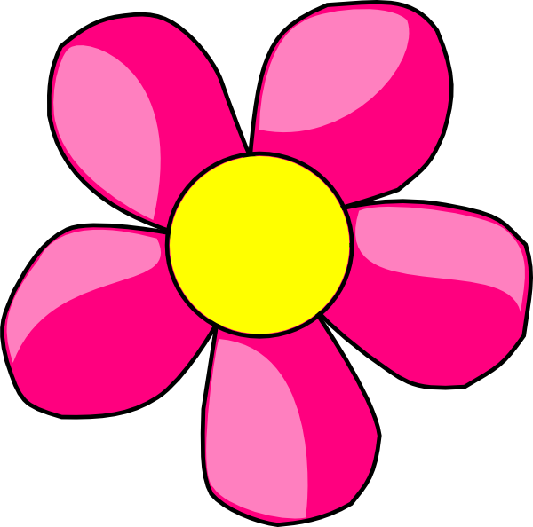 pink daisy flower% . - Daisy Flower Clip Art