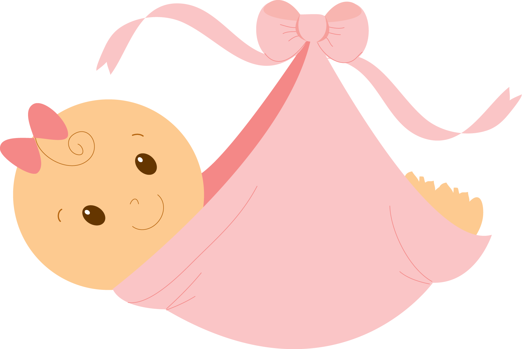 Pink Baby Dress Clipart