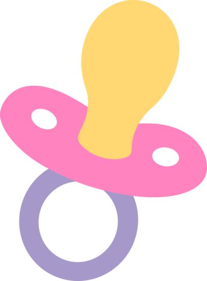 Pink Baby Pacifier - Free Clip Art