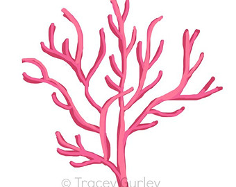 Pink Coral, style 3 - Origina - Coral Clip Art