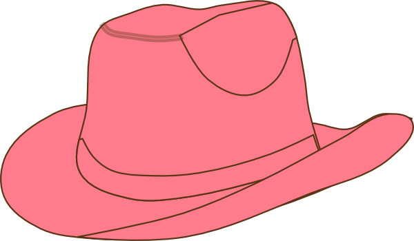 Pink Cowgirl Hat Clip Art At Clker Com Vector Clip Art Online