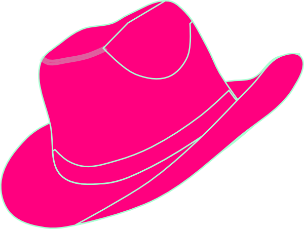 Pink Cowgirl Hat Clip Art at .