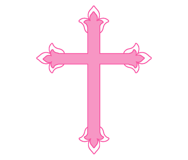 ... Pink Cross Clip Art - cli - Pink Cross Clip Art