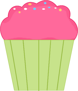 Free Colorful Cupcake with Ch