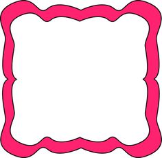 Pink Curvy Frame. Free Clip Art. Fantastic Website with lots of free clip art