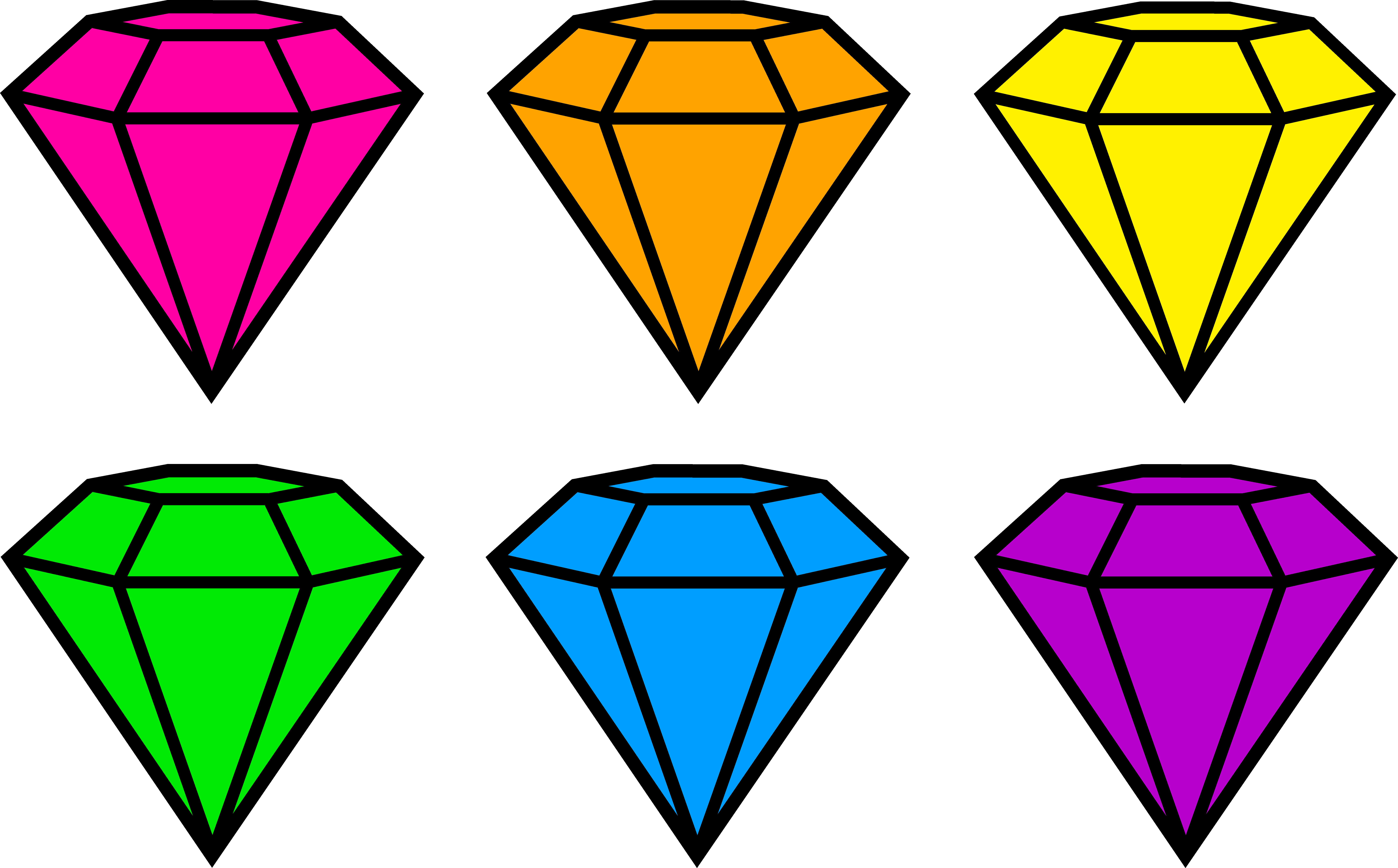 Pink diamond clip art
