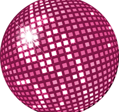 ... Pink Disco Ball PSD Downl - Disco Ball Clipart