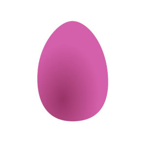 Neon Pink Easter Egg Clipart 
