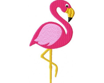 Pink Flamingo Bird Clipart