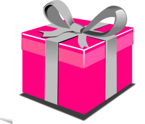 Pink Gift Clipart #1