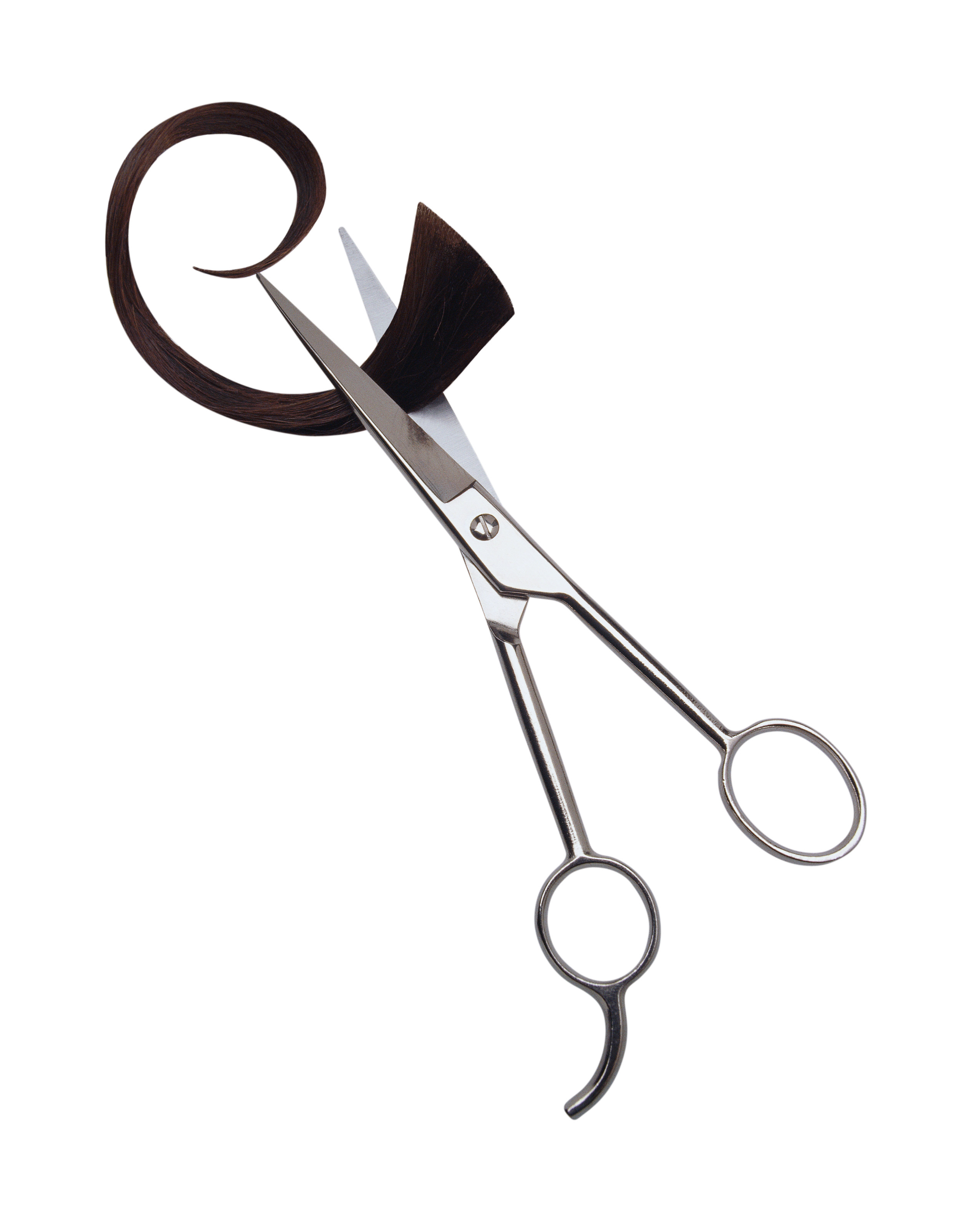 Hair scissors clip art style