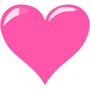 Pink Heart clip art - Heart Shape Clip Art