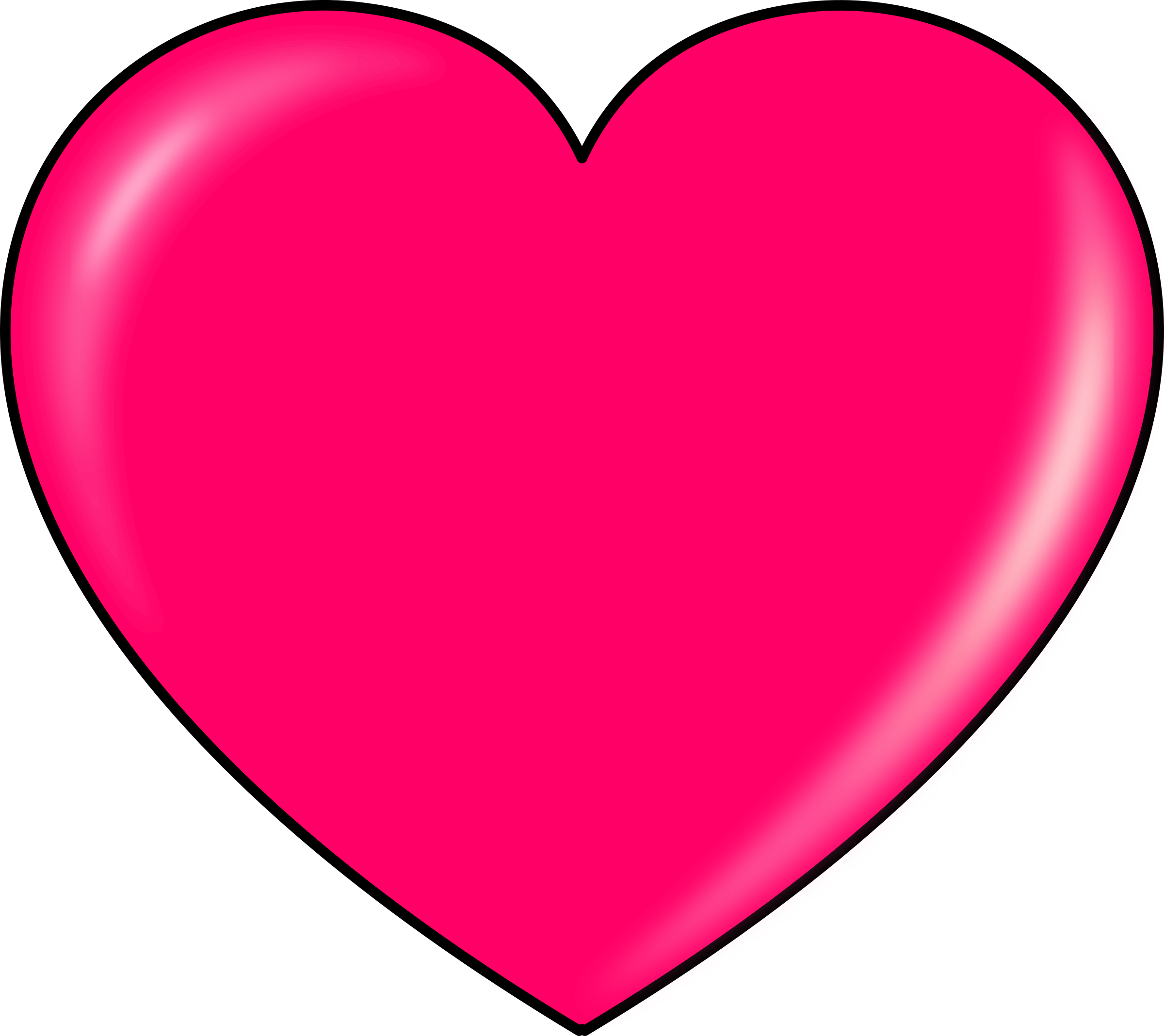 pink heart - Pink Heart Clip Art