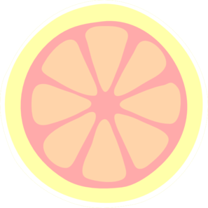 Pink Lemon Slice Clip Art At Clker Com Vector Clip Art Online