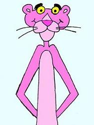Pink Panther cartoon character