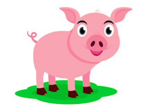 Pink Pig Clipart Size: 59 Kb - Pig Pictures Clip Art