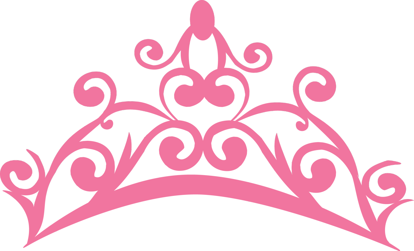 Pink Princess Crowns Logo - Princess Crowns Clipart