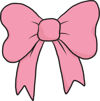Hot Pink Bow Clip Art At Clke