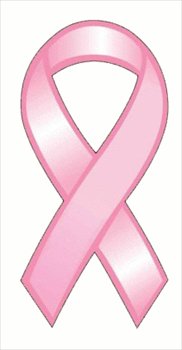 pink-ribbon-medium . - Pink Ribbon Clipart