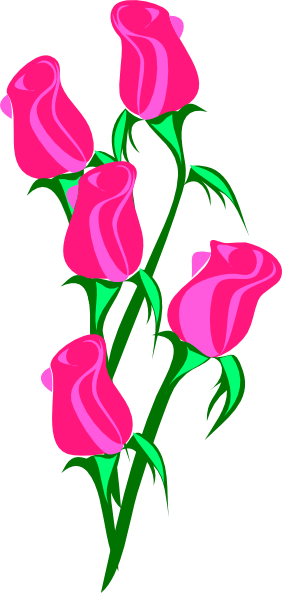 Pink Rose Clip Art - Pink Rose Clip Art