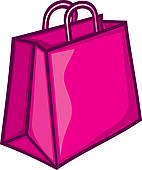 ... pink shopping bag ...