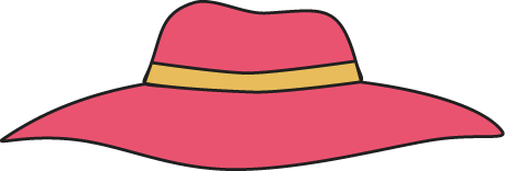 Pink Summer Hat - Hat Clipart