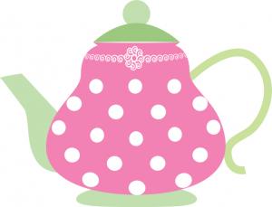 pink teapot clip art