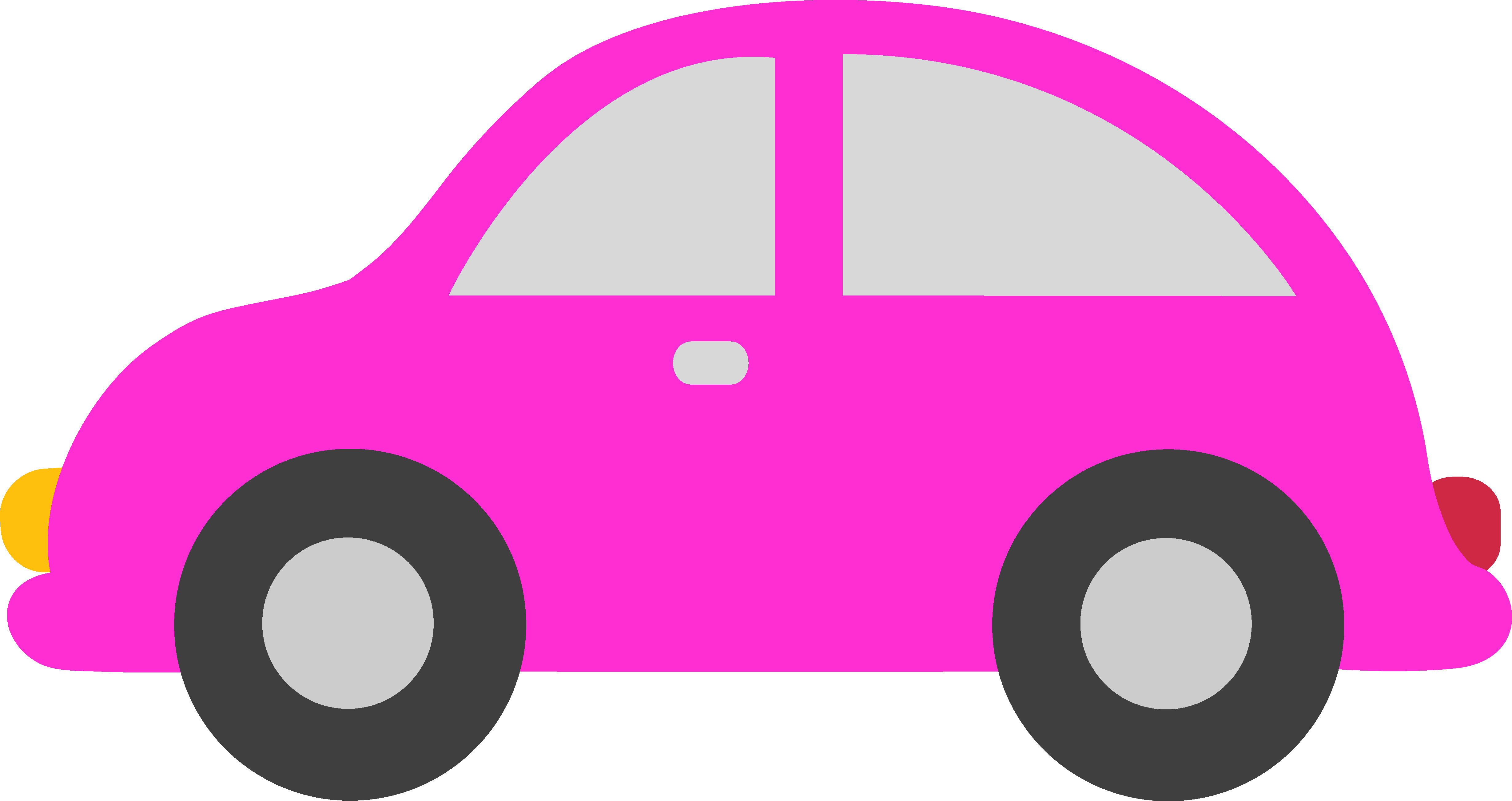 Pink Toy Car Clipart