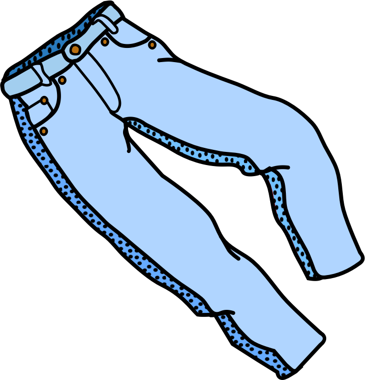 Pink Trousers Clip Art. Free  - Pants Clip Art