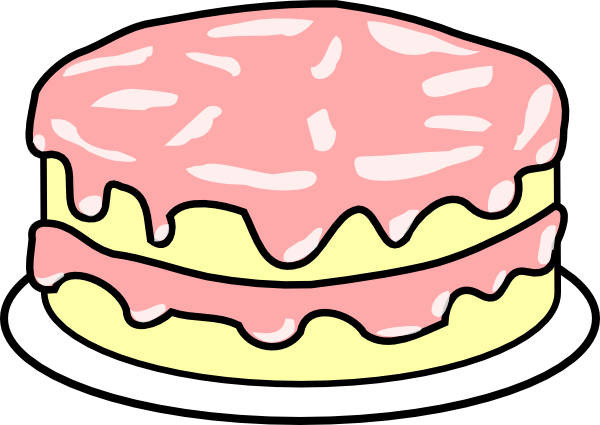Pink wedding cake clip art fr - Cake Clip Art