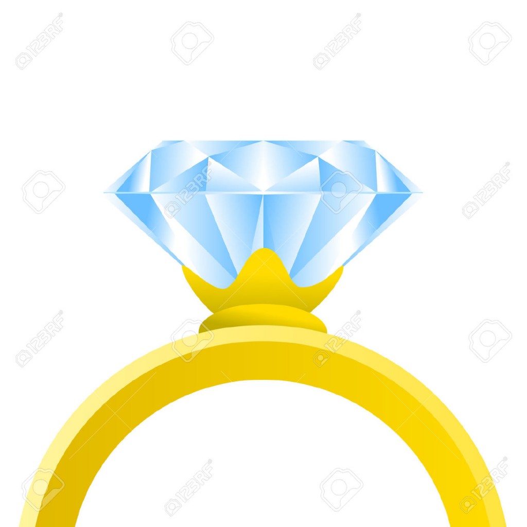 No engagement ring clipart - 