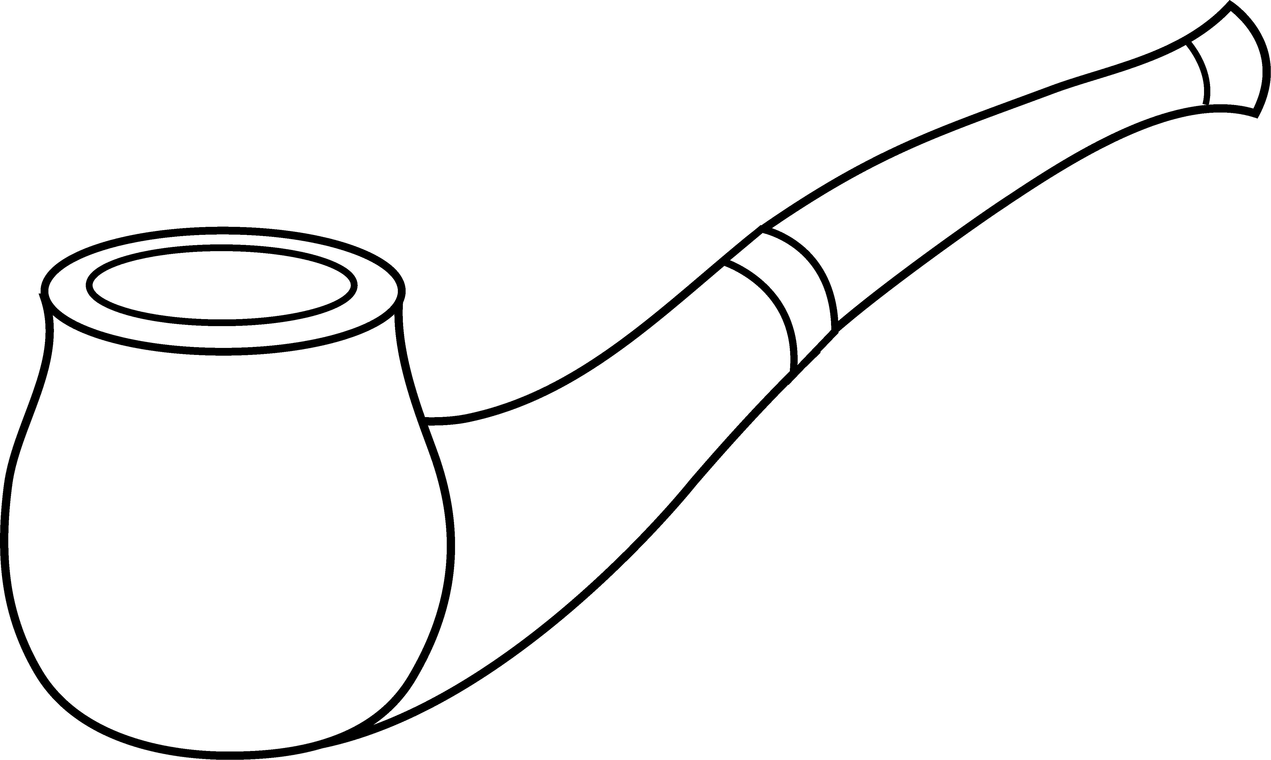 Tobacco pipe icon Clipartby v