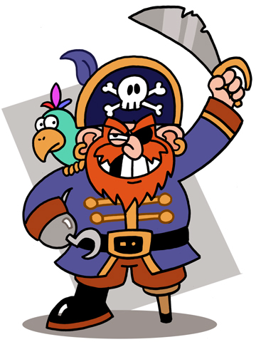 Free Pirate Themed Clipart #1