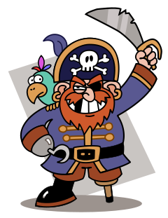 Clip Art Pirates, Tag Pirates