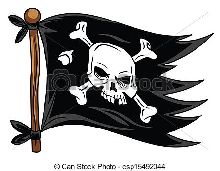 pirate flag EPS Vectorby ... - Pirate Flag Clipart