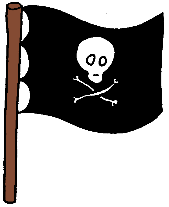 Pirate Flags Clipart Pirates - Pirate Flag Clipart