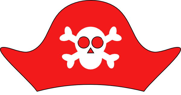 Pirate Hat Clip Art Image - b