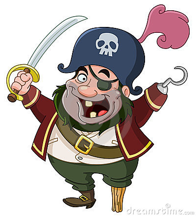 Pirate pete clipart set pirat