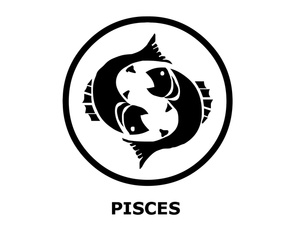 Pisces Zodiac Sign Clipart #1
