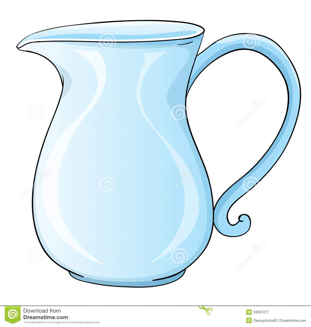 cartoon water jug .