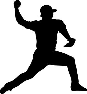Baseball Player Running Clipa